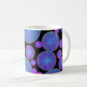Mug Cercles Roues et disques avec rayons (Devant droit)