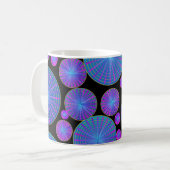 Mug Cercles Roues et disques avec rayons (Devant gauche)