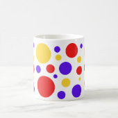 Mug Cercles rouges bleu jaune (Centre)