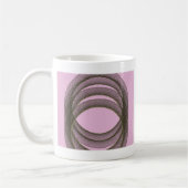Mug cercles se chevauchant dans l'arrière - plan viole (Gauche)
