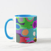 Mug Cercles super couleur 1 (Gauche)