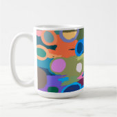 Mug Cercles super couleur 2 (Gauche)