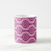 Mug Cercles tendance Mug, Magenta (Centre)