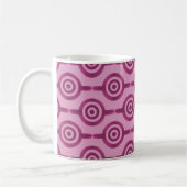 Mug Cercles tendance Mug, Magenta (Gauche)