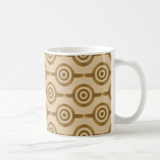 Mug Cercles tendance Mug, Miel d'or (Droite)