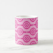 Mug Cercles tendance Mug, Rose Chaud (Centre)