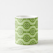 Mug Cercles tendance Mug, vert olive (Centre)