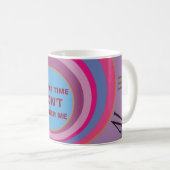Mug Cercles tourbillonnants joliment filés (Devant droit)