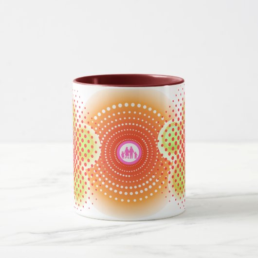 Mug Cercles vibrants Collecte de boug combo (Centre)