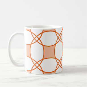 Mug Cercles vintages Art : Motif géométrique transpare