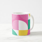 Mug Cercles vintages : Harmonie Graphique. (Devant droit)