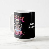 Mug Cereal Killer Breakfast Funky Cereal Bowl Skeleton (Devant gauche)