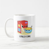 Mug Céréales Corny Funny Lait Céréal Pun (Gauche)