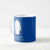 Mug Cérémonie de remise des manteaux blancs Médecin (Devant gauche)