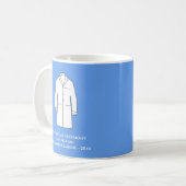 Mug Cérémonie de remise des manteaux blancs Médecin (Devant gauche)