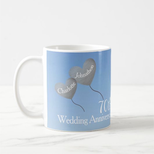 Mug Cérémonie du 70e anniversaire du Mariage du ballon (Gauche)