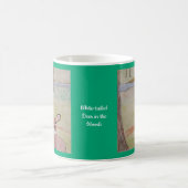 Mug Cerf à queue blanche dans les bois Bleu vert (Centre)