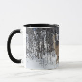 Mug Cerf à queue blanche Personnalisé (Gauche)