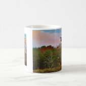Mug Cerf avec ciel bleu rose (Centre)