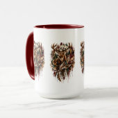 Mug Cerf Boho, Rêvant de Cerf (Devant gauche)