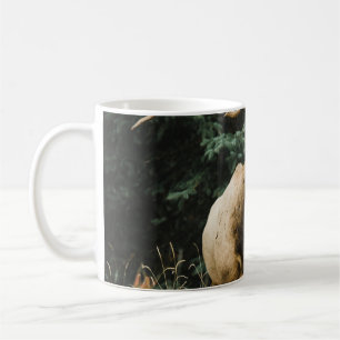 Mug CERF Brown EN GRAS VERT PENDANT LA JOURNÉE