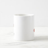 Mug Cerf cool Avec Snowboard (Centre)