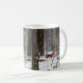 Mug Cerf dans la chute de neige (Devant droit)