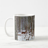 Mug Cerf dans la chute de neige (Gauche)