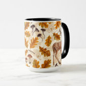 Mug Cerf dans la forêt automnale (Devant droit)
