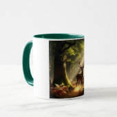 Mug Cerf dans la forêt matinale (Devant gauche)