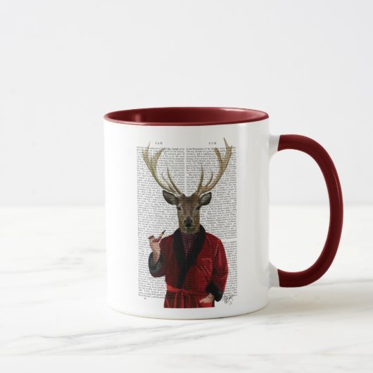 Mug Cerf dans la veste de tabac (Droite)