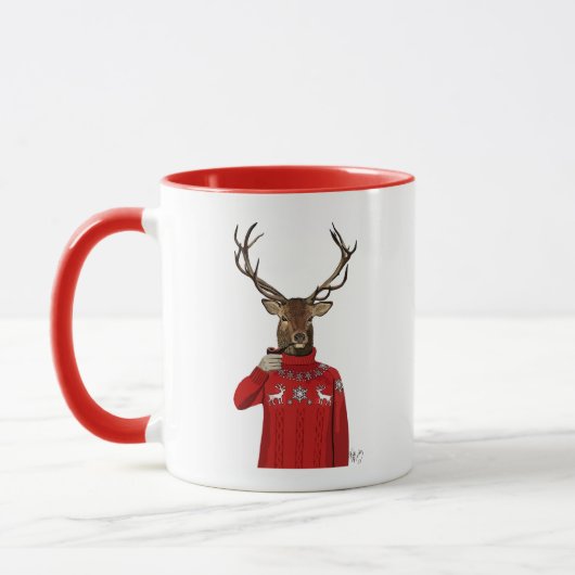 Mug Cerf dans Ski Sweater 2 (Gauche)