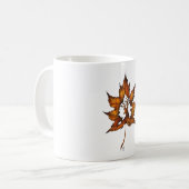 Mug Cerf dans une feuille (Devant gauche)