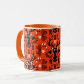 Mug Cerf d'art populaire scandinave (Devant gauche)