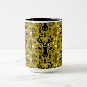 Mug Cerf d'art populaire scandinave