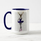 Mug Cerf de Ballerina en bleu (Gauche)