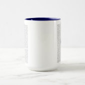 Mug Cerf de Ballerina en bleu (Centre)