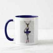 Mug Cerf de Ballerina en bleu (Gauche)