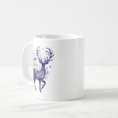 Mug Cerf de fête (Devant gauche)