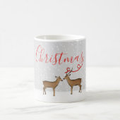 Mug Cerf de la forêt Joyeux Noël Hiver (Centre)