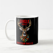 Mug Cerf de Noël Chasse Dashing Through Snow Jingle (Gauche)