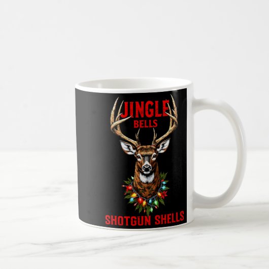 Mug Cerf de Noël Chasse Dashing Through Snow Jingle (Droite)