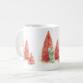 Mug Cerf de Noël rétro (Devant gauche)