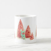 Mug Cerf de Noël rétro (Centre)