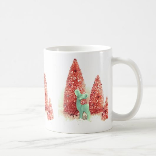 Mug Cerf de Noël rétro (Droite)
