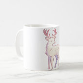 Mug Cerf de Whimsical Délice � joli Animal Art (Devant gauche)