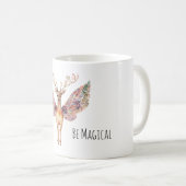 Mug Cerf Magique Ailes Violettes (Devant droit)