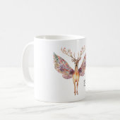 Mug Cerf Magique Ailes Violettes (Devant gauche)