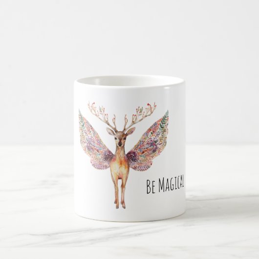 Mug Cerf Magique Ailes Violettes (Centre)