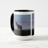 Mug Cerf Mule D3 Lever du Soleil Buck (Devant gauche)